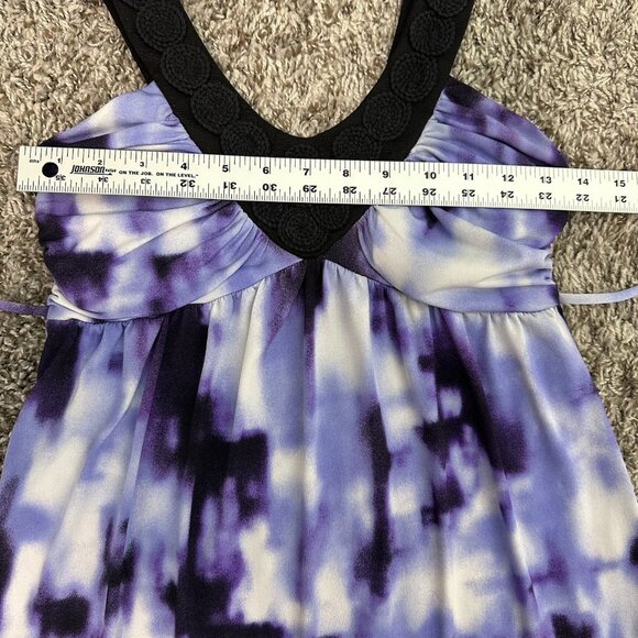 Y2K‎ IZ Byer Babydoll Top Small Purple 90s Style Fairy Whimsigoth Coquette - Picture 7 of 8